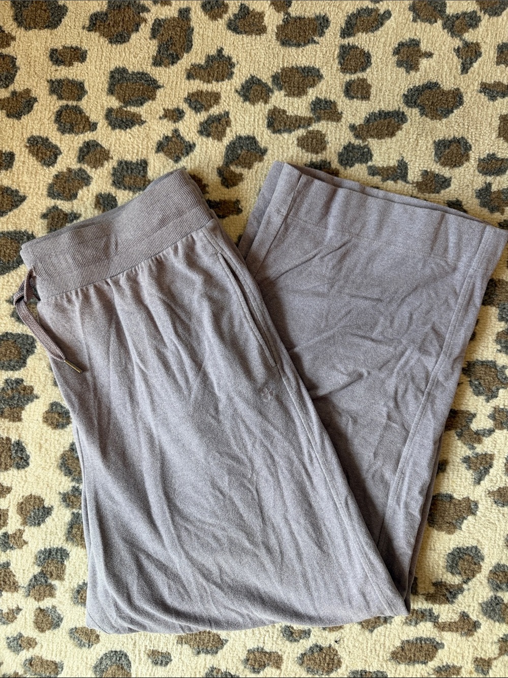 Sweaty Betty Lavender Gray Wide-Leg Pants